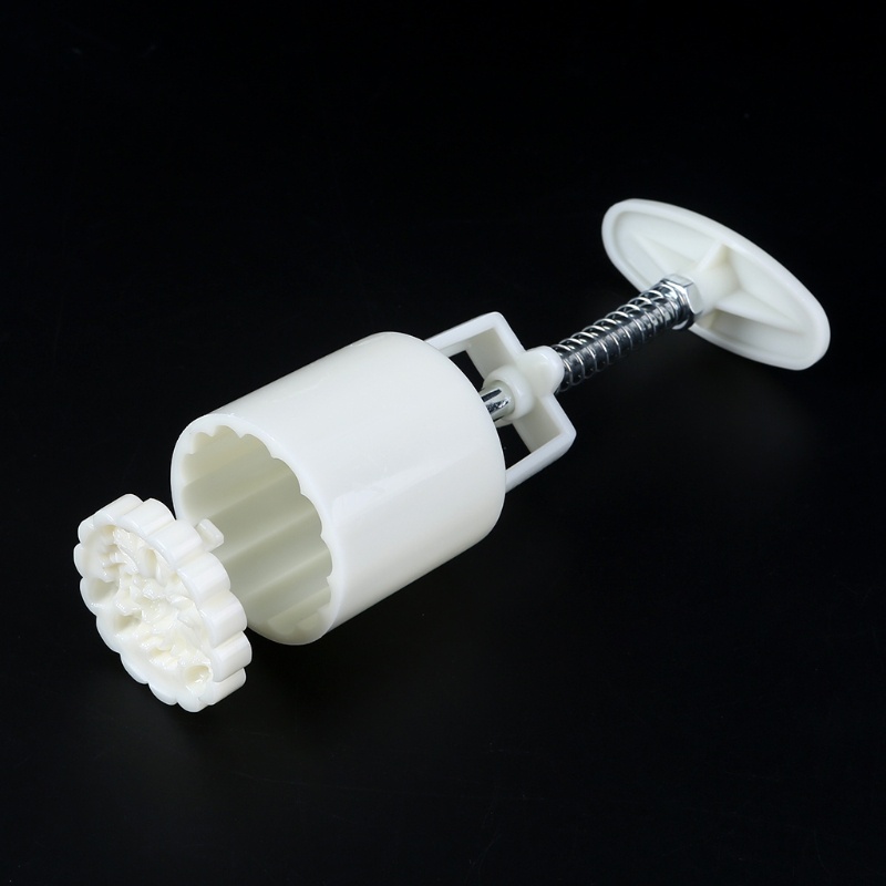 Khuôn Làm Bánh Trung Thu Hình Tròn In Hình Phượng Hoàng Trung Hoa 50g Kèm 4 Con Dấu