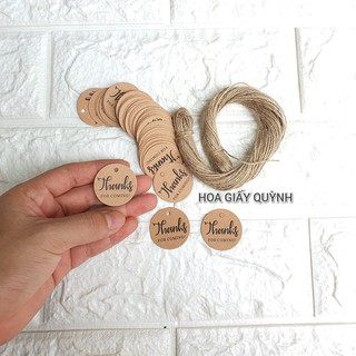 100 Tag TREO GIẤY  CÓ DÂY