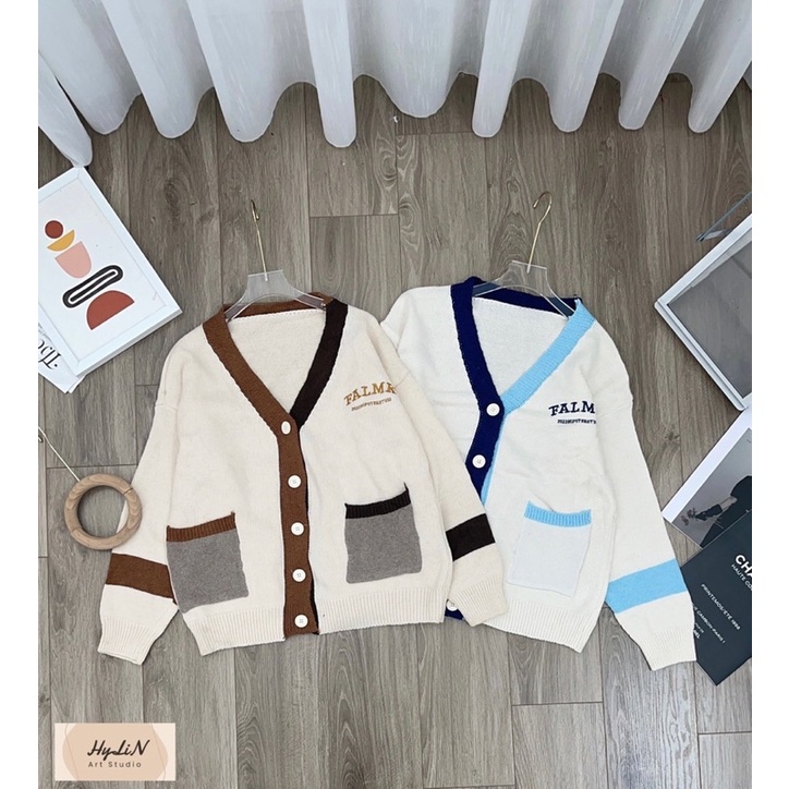 Áo khoác len dày dáng dài rộng len mịn hàng loại một to như hình.