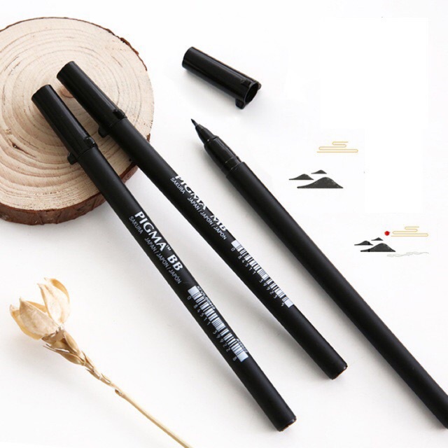 Bút đầu cọ PIGMA BRUSH đen