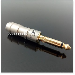 2 đầu hàn jack 6ly | 6.5mm liton thẳng xám