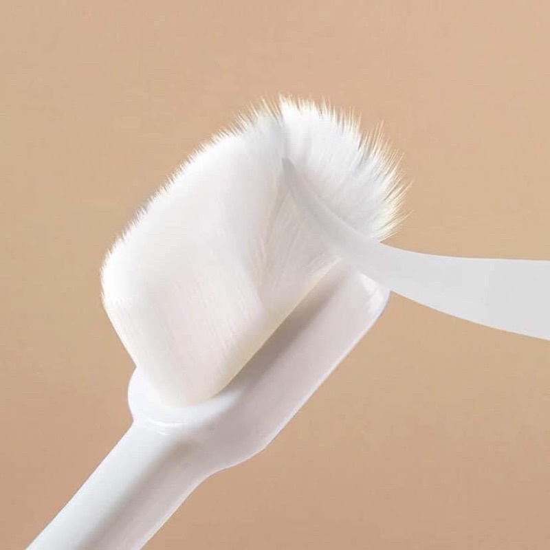 Bàn chải đánh răng sợi lông cotton siêu mềm thiết kế hình thú cho bé