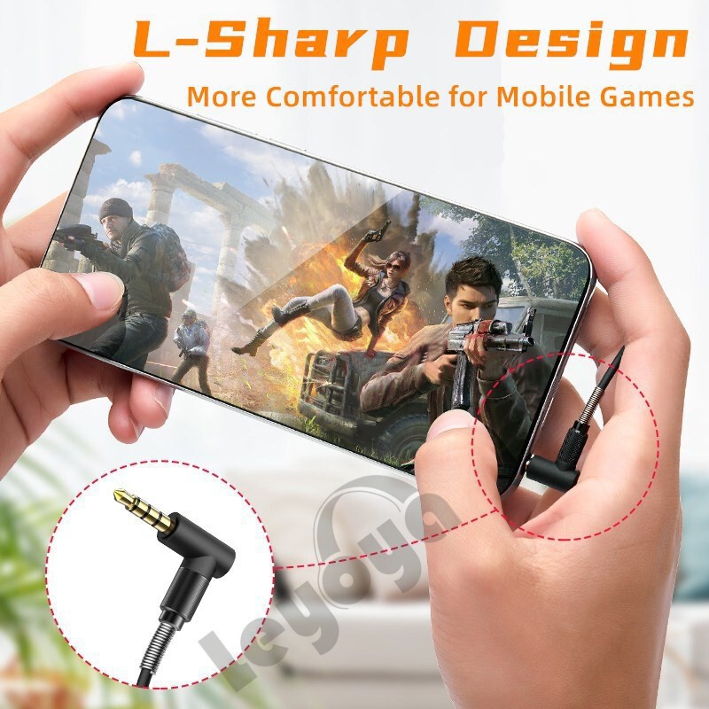 Tai nghe gaming có mic cho điện thoại Leyoya G8 chơi game PUBG mobile / FF / ROS / Tốc chiến