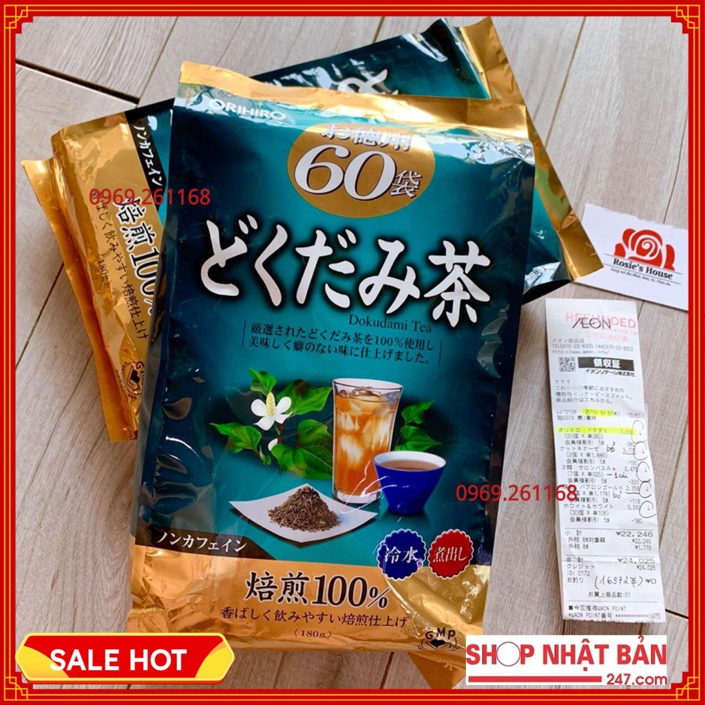 Trà diếp cá thải độc cơ thể Nhật Bản - [ Hàng nội địa Nhật ]