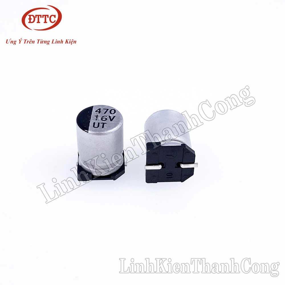 Tụ Nhôm 470uF 16V 8x10.2mm
