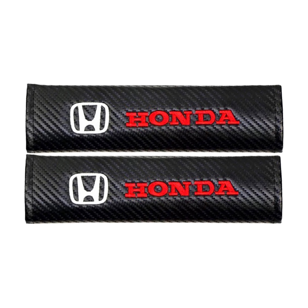 GTIOATO BọC DâY An ToàN Xe HơI DâY Đai An ToàN Ô Tô Đệm Bọc Dây Đai An Toàn Xe Hơi Sợi Carbon ChốT CàI DâY An ToàN Xe Ô Tô Phụ KiệN Ô Tô Cho Honda City BRV Civic Jazz Brio CRV Accord HRV Mobilio Odyssey Fit