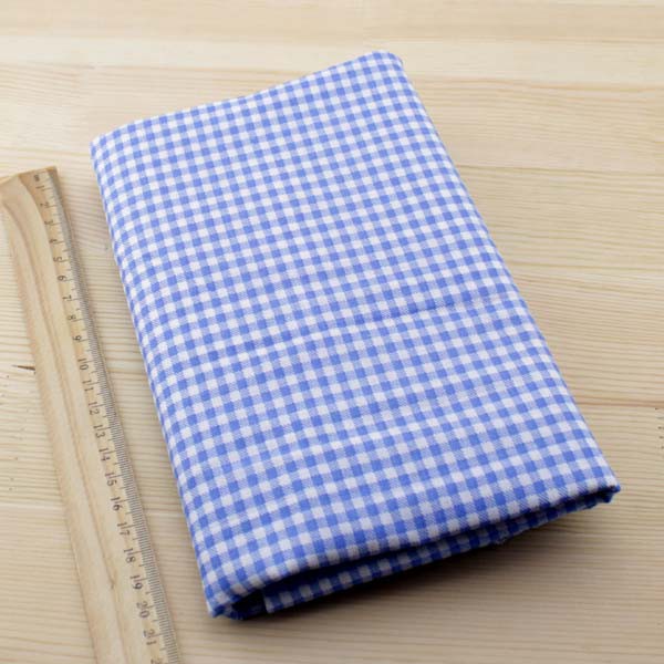 Vải cotton Màu Xanh Dương Dùng May Vá Quần Áo