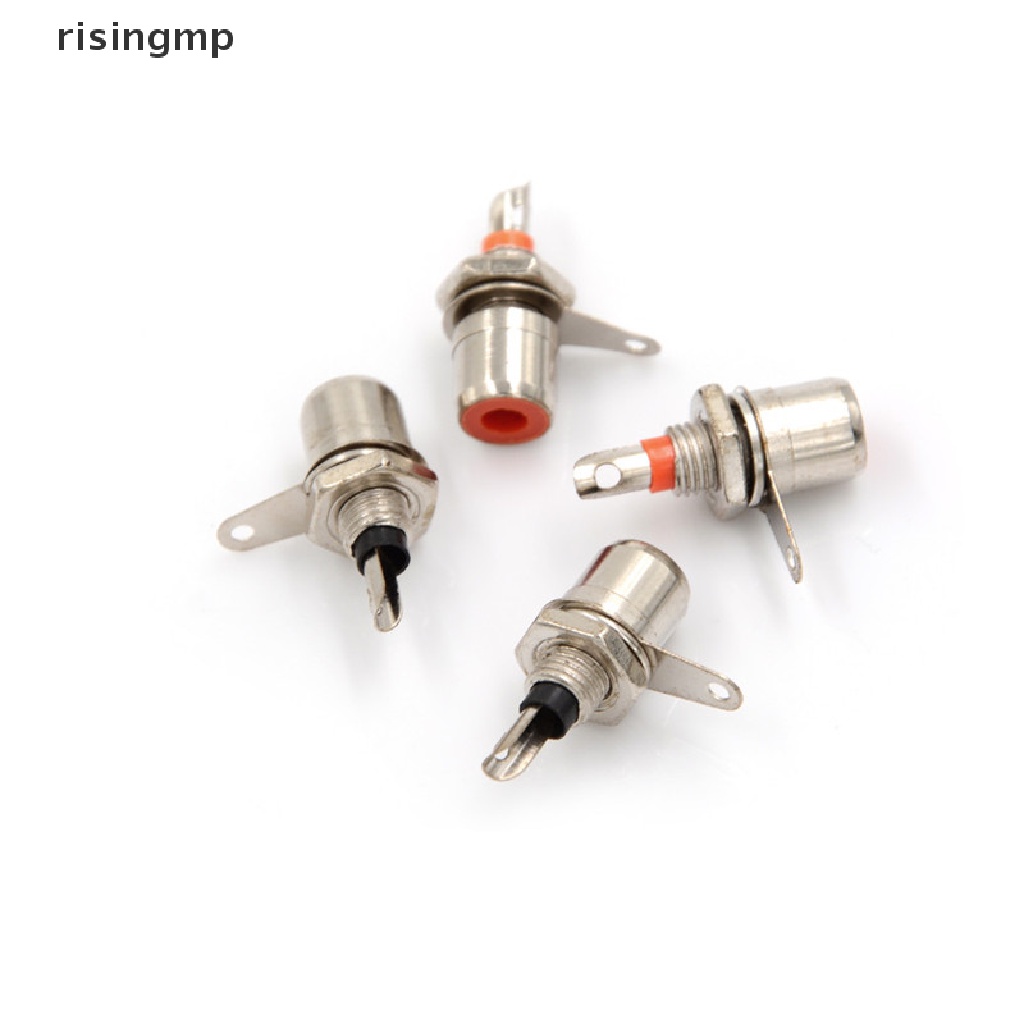 Set 4 Đầu Nối RCA Phono Bằng Kim Loại Gắn Bảng Điều Khiển Khuếch Đại Âm Thanh ♨Nóng Bỏng