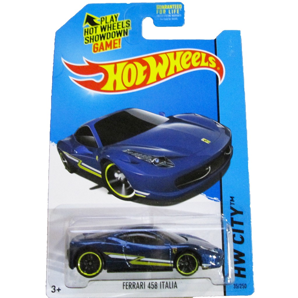 Mô Hình Siêu Xe Hotwheel Ferrari 458 Italia