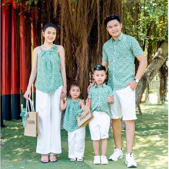 set đồng phục gia đình du lịch - mẫu mới thiết kế by FAMAWA