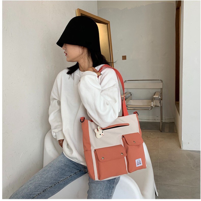 Túi Vải Đeo Vai nữ Canvas Thời Trang DV002