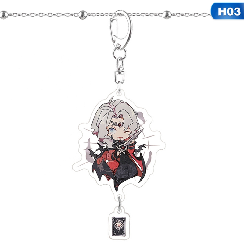 flowersqueen Móc Khóa Kim Loại Họa Tiết Nhân Vật Hoeyu-Lo Tus Anime Đáng Yêu