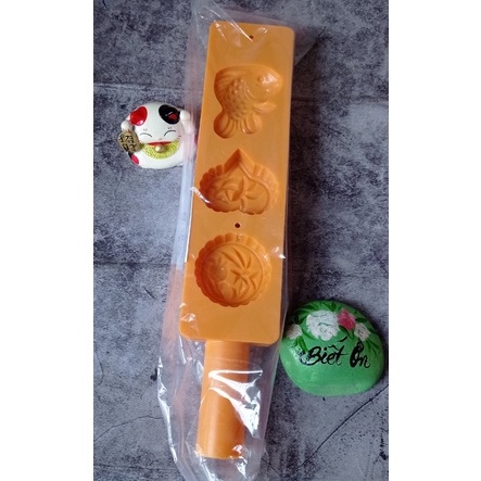 Khuôn bánh in/Khuôn bánh phục linh nhựa PP cao cấp an toàn, dễ vệ sinh
