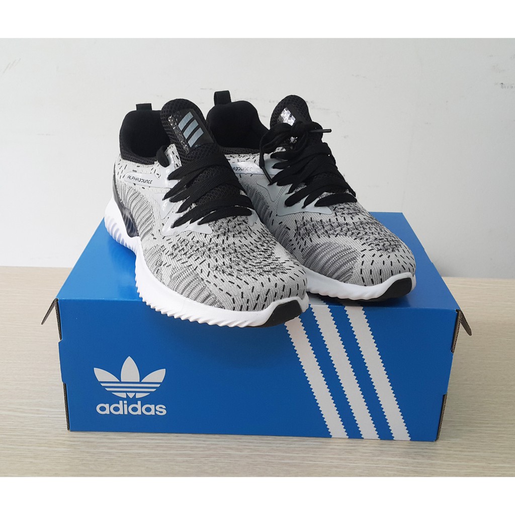 (Ảnh thật+Full box) Giày Alpha Bounce ghi xám
