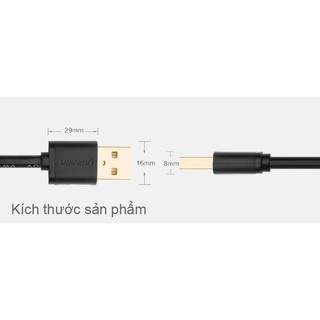 Cáp USB 2 đầu dương 25cm UGREEN 10307
