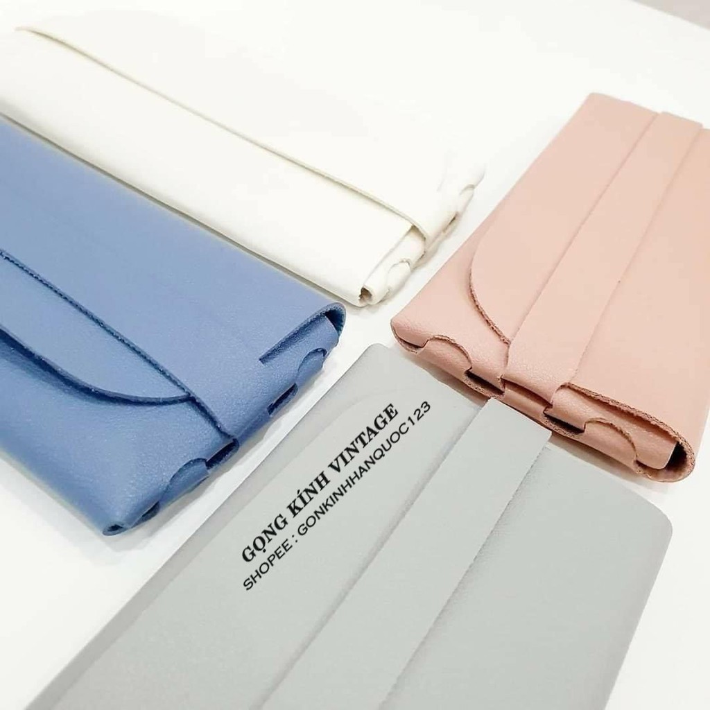 Hộp đựng kính thời trang, ví da đựng kính , chống va đập Fiveminutes tặng kèm khăn lau Hot 2021 | BigBuy360 - bigbuy360.vn