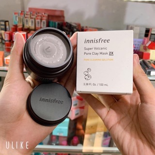 Mặt nạ đất sét tro núi lửa Innisfree Jeju Volcanic pore clay mask 2X (mask sét innisfree) - Chính hãng