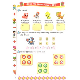 Bé Học Toán - Cộng Trừ Trong Phạm Vi 100
