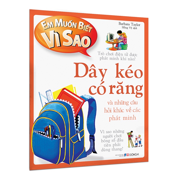 Sách- Em Muốn Biết Vì Sao - Dây Kéo Có Răng