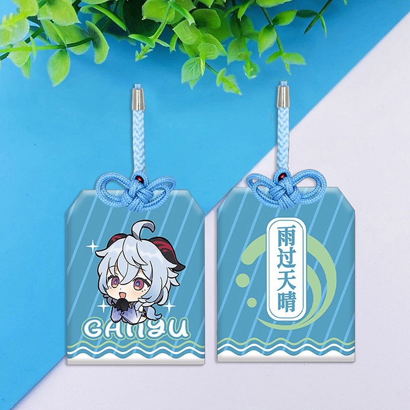 Genshin Impact Game Anime Character Print Sachet Bag
