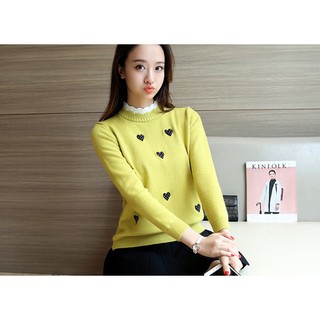 Áo len hình trái tim (ảnh thật ở cuối)