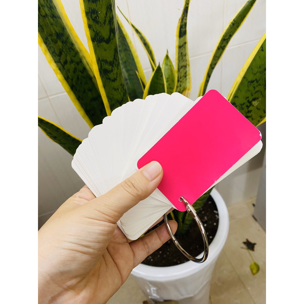 Giấy tập vẽ Flashcard trắng khổ nhỏ 5x8cm dùng chì và màu nước tất cả các loại bút và màu nước tất cả các loại bút vẽ