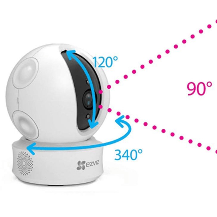 Combo - EZVIZ-C6N 1080P - Camera Wifi dòng P/T - Hàng Chính Hãng | BigBuy360 - bigbuy360.vn