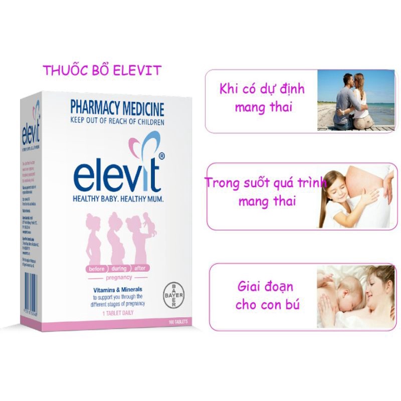 Vitamin Cho Bà Bầu Healthy baby&amp; Healthy mum - Bổ Sung Vitamin &amp; Khoáng Chất Cho Phụ Nữ Mang Thai