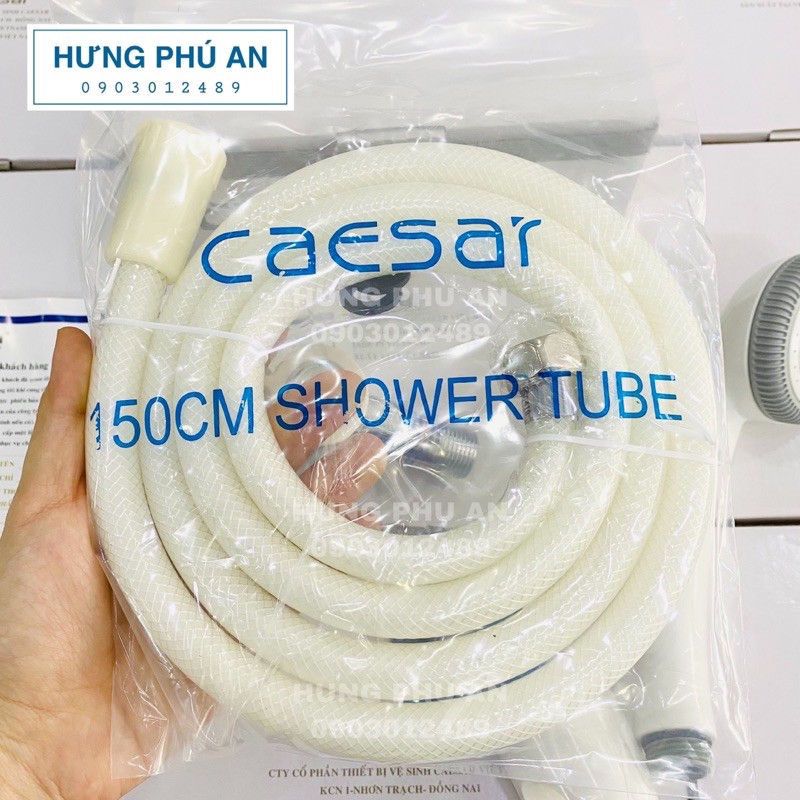 Vòi sen gắn tường + tay sen Caesar S038CP (chính hãng)