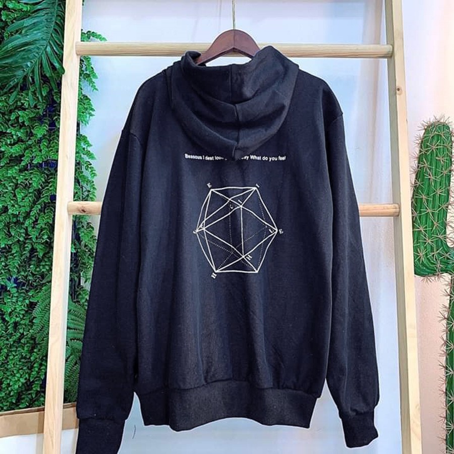 ÁO HOODIE - ÁO KHOÁC NỈ NGOẠI Hình Khối Đa Chiều HD1000 (Kèm Ảnh Thật) | BigBuy360 - bigbuy360.vn