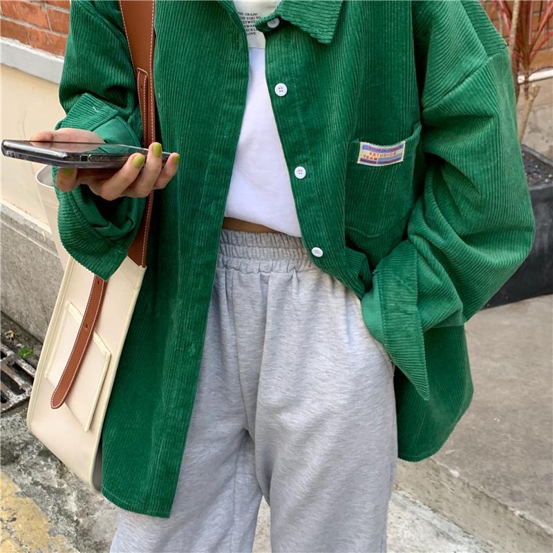 Áo khoác sơ mi tay dài thời trang dành cho nữ