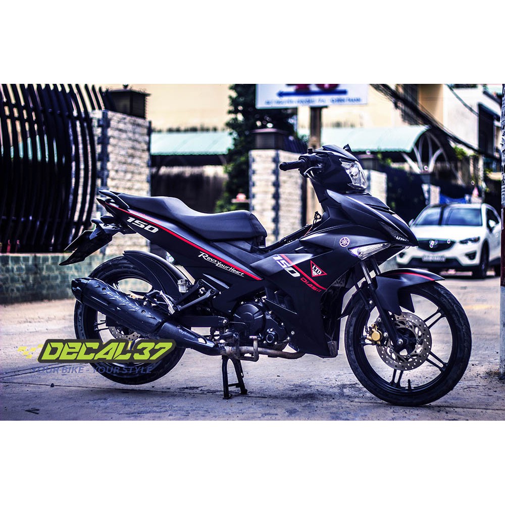Tem Trùm Exciter 150 Matte Black