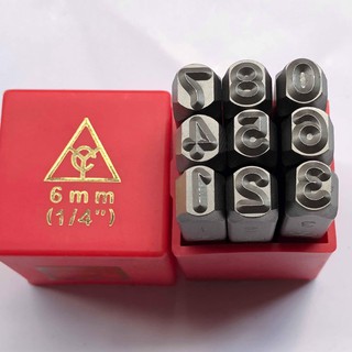 Bộ đột số đóng số 6mm-XUÔI