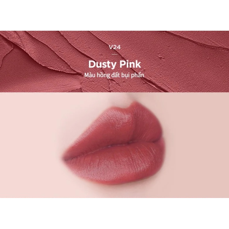 Son Kem Lì Merzy vỏ đen Noir In the Velvet Tint V23, V24, V25, V26, V27, V28 | BigBuy360 - bigbuy360.vn