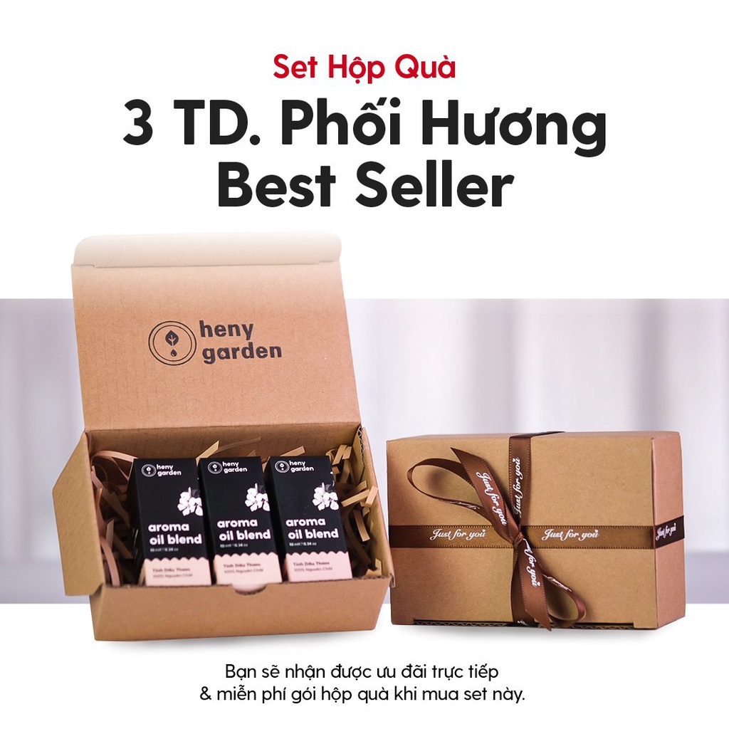 27 MÙI Tinh Dầu Phối Hương HENY GARDEN Làm Thơm Phòng Lưu Hương Lâu, Làm Nến Thơm Giúp Ngủ Ngon