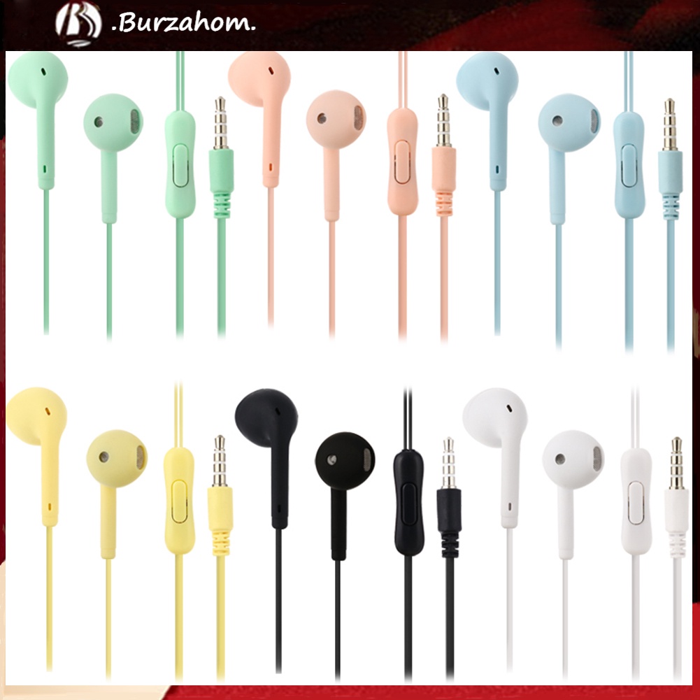 Tai nghe có dây U88 màu macaron đầu cắm 3.5 mm cho điện thoại/ máy tính