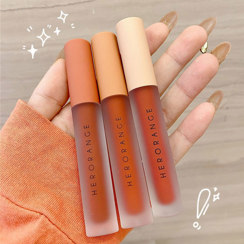 (Hàng Mới Về) Son Kem Lì Cho Màu Mượt Mà Kháng Nước Lâu Trôi Hiệu Herorange | BigBuy360 - bigbuy360.vn