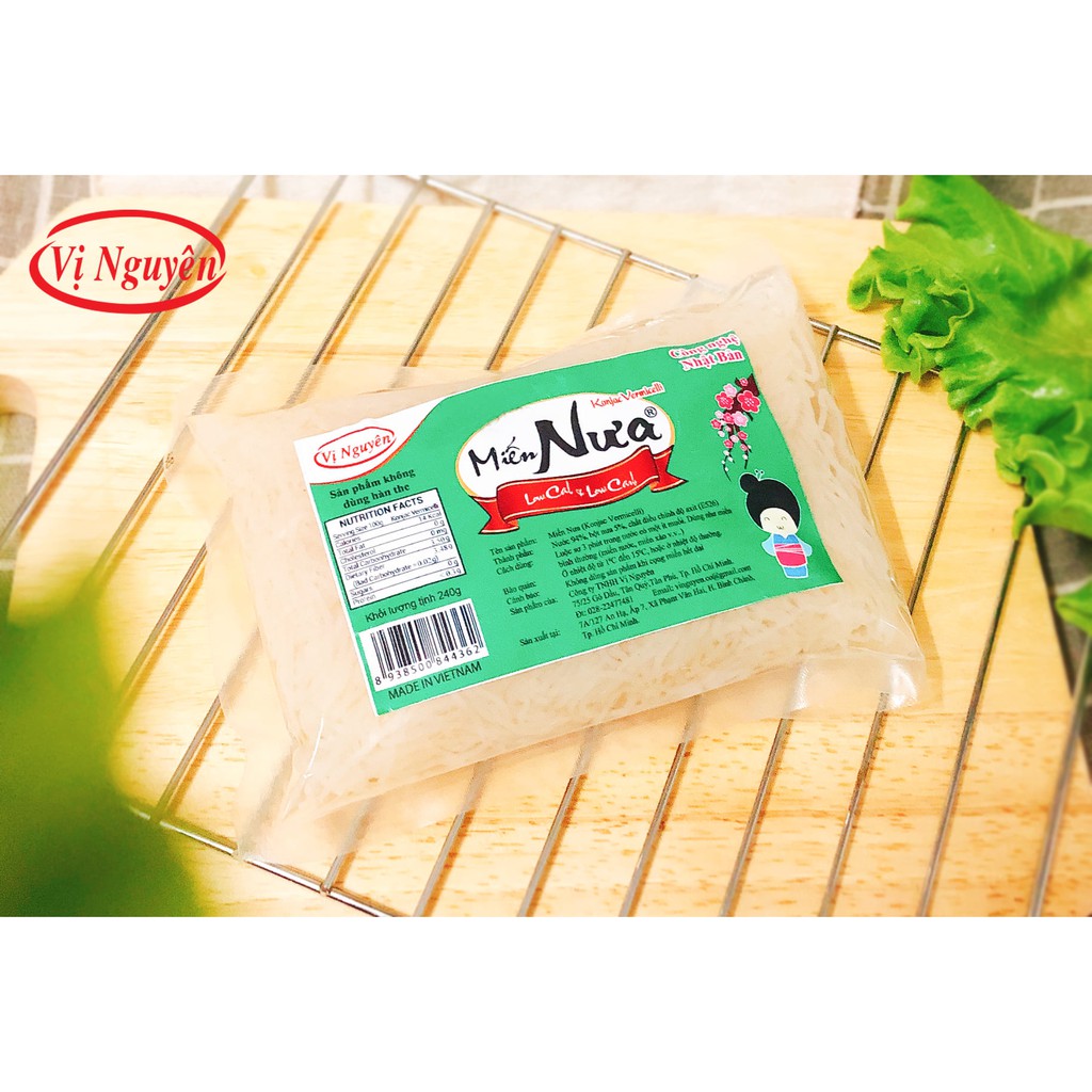 Combo 10 Gói Miến Nưa Keto Das Vị Nguyên 240Gram - Keto - Das - Không Carb