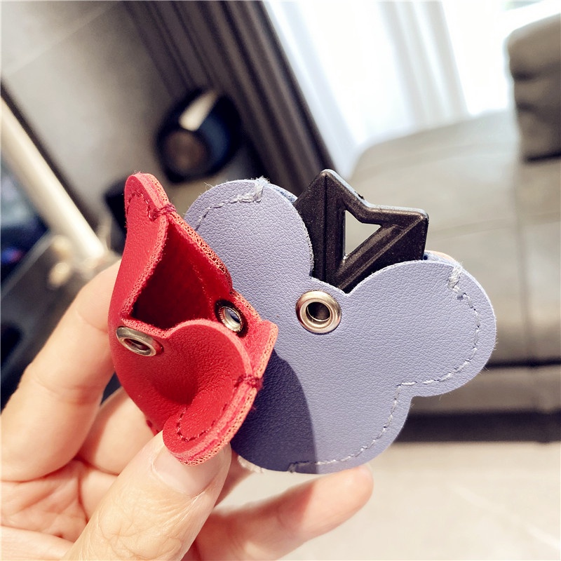 Bao Da Đựng Chìa Khóa Điều Khiển Thang Máy Hình Giọt Nước Mini Dùng Trang Trí Nhà Cửa