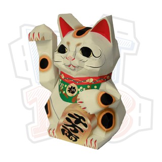 Mô hình giấy mèo may mắn chiêu tài Lucky cat - Beckoning for money