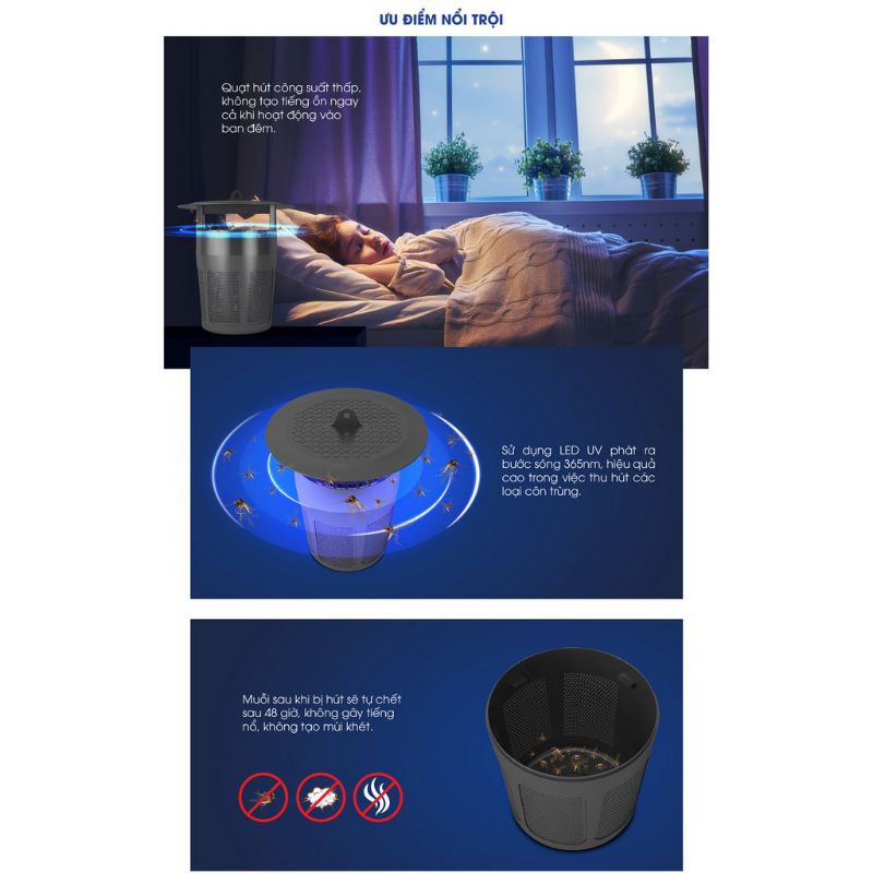 Máy bắt muỗi rạng đông