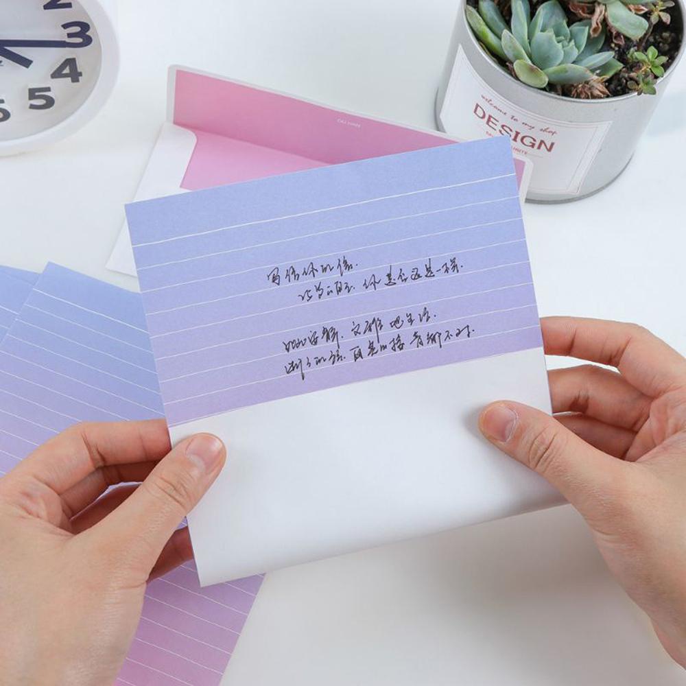 Giấy Viết Chữ / Cầu Vồng Màu Gradient Dành Cho Học Sinh