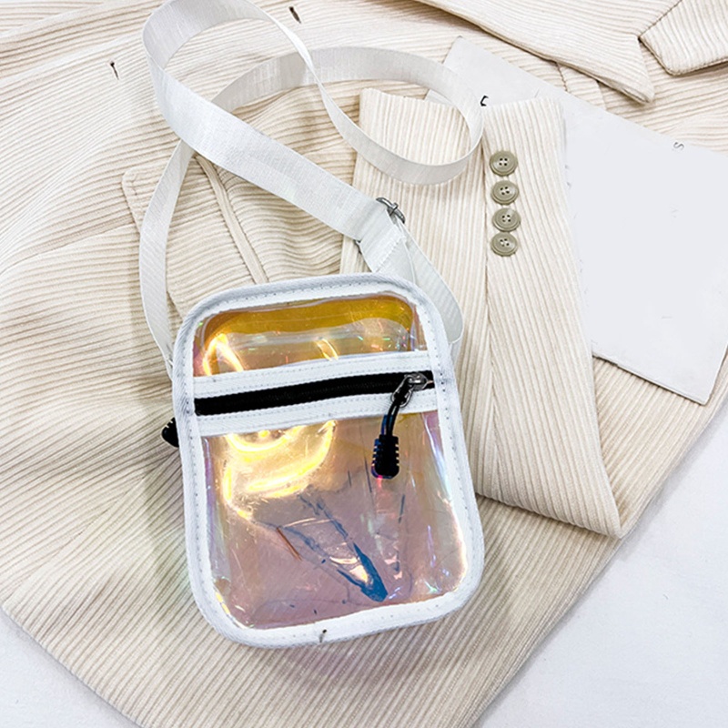 Túi Đeo Chéo Vai Bằng PVC Thời Trang Mùa Hè Cho Nữ