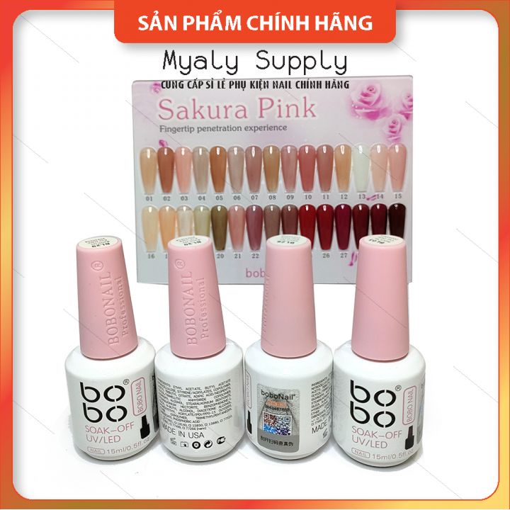 Sơn Gel Thạch Lẻ Chai Bobo 30 Màu 35 Đến 64