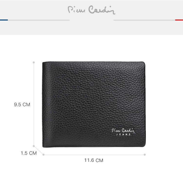 Ví ngang Pierre cardin  da bò