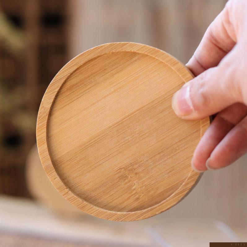 Giá Đỡ Chậu Hoa Bằng Gỗ Tre Dùng Trang Trí Ban Công