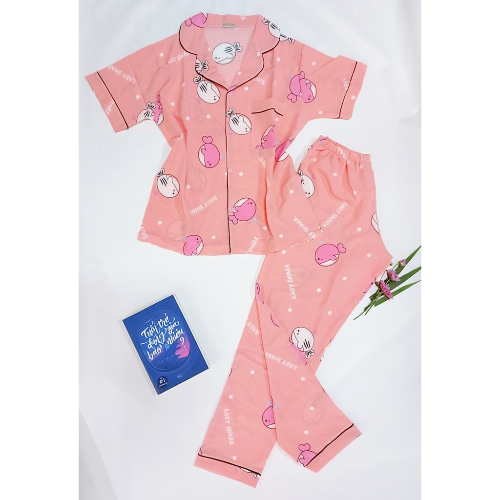 [HÀNG THIẾT KẾ] Đồ Bộ Pijama Lụa💖Chất Liệu Lụa Cao Cấp Mát Lịm