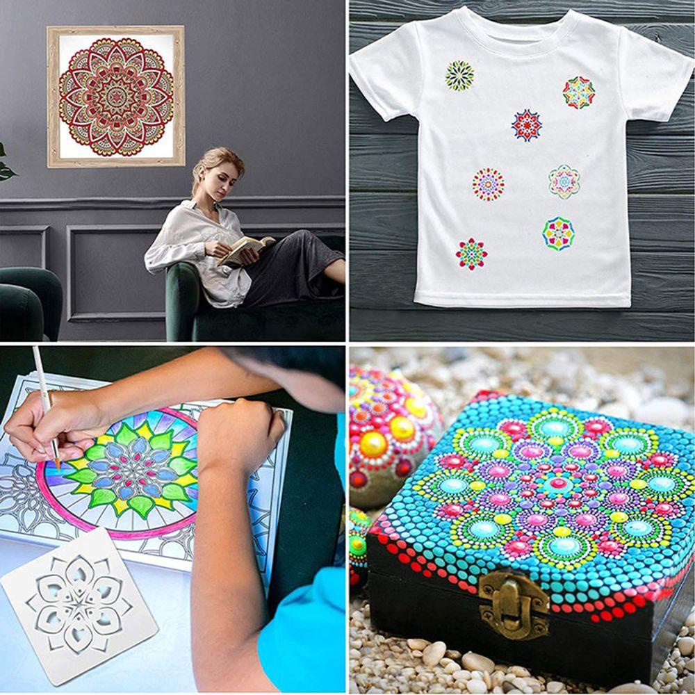 Set 16 Bút Điêu Khắc Thủ Công Họa Tiết Hoa Văn Mandala