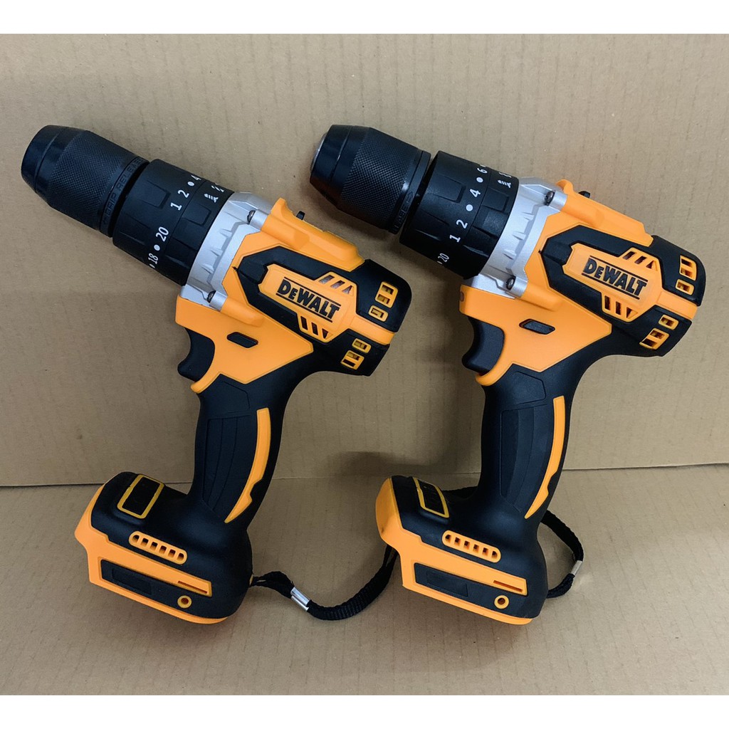 Thân máy khoan pin DEWALT - Động cơ không chổi than siêu mạnh mẽ - Tặng kèm hộp nhựa đựng máy khoan