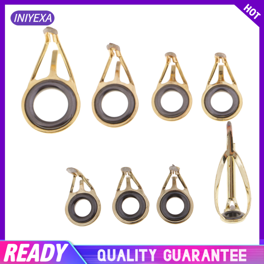 Bộ 8 Vòng Cố Định Cần Câu Cá Bằng Thép Không Gỉ